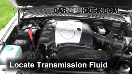 Transmission Fluid Level Check Kia Sportage (1995-2002) - 2002 Kia